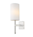 Kinkiety z abażurem - CosmoLight Kinkiet DENVER W01987NI-WH nikiel - produkt 1