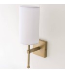 Kinkiety z abażurem - CosmoLight Kinkiet DENVER W01963BR-WH złoty - product 3