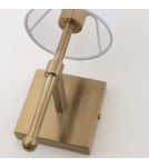 Kinkiety z abażurem - CosmoLight Kinkiet DENVER W01963BR-WH złoty - product 4