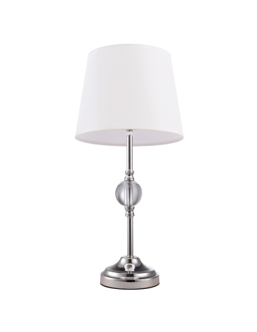 CosmoLight Lampa stołowa MONACO T01230CH-WH chrom