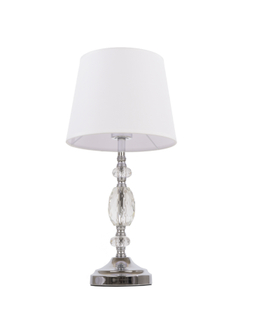 CosmoLight Lampa stołowa MONACO T01885CH-WH chrom