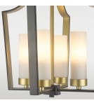 Lampy wiszące w stylu Hampton - CosmoLight Lampa wisząca DUBLIN P04148BZ Złoty Brąz - produkt 3