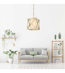 Lampy wiszące - CosmoLight Lampa wisząca NEW YORK P01403AU-WH złoty - produkt 3