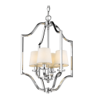 Lampy wiszące w stylu Hampton - CosmoLight Lampa wisząca NEW YORK P04380CH-WH chrom - produkt 1