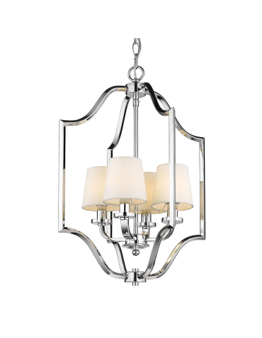 CosmoLight Lampa wisząca NEW YORK P04380CH-WH chrom