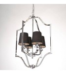 Lampy wiszące w stylu Hampton - CosmoLight Lampa wisząca NEW YORK P04380CH-BK chrom - product 2