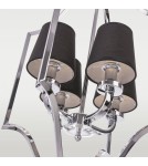 Lampy wiszące w stylu Hampton - CosmoLight Lampa wisząca NEW YORK P04380CH-BK chrom - product 3