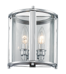 Kinkiety w stylu Hampton - CosmoLight Kinkiet NEW YORK W02899CH  Chrom  - product 1