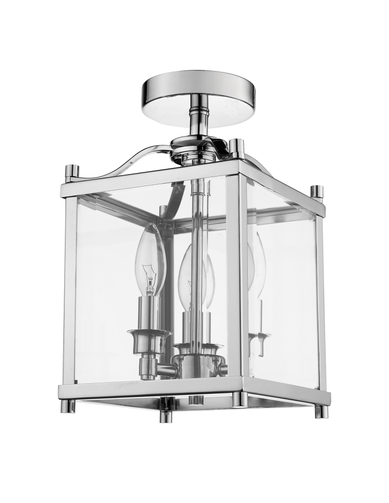 Lampy sufitowe - CosmoLight Plafon NEW YORK C03929CH  Chrom  - produkt kolory-swiatla.pl 1