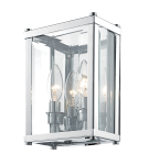 Kinkiety w stylu Hampton - CosmoLight Kinkiet NEW YORK W02912CH  Chrom  - product 1