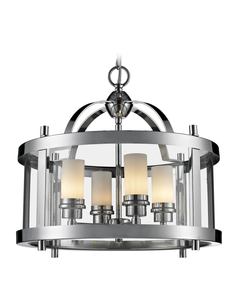 Lampy wiszące w stylu Hampton - CosmoLight Lampa wisząca NEW YORK P04567CH  Chrom  - produkt kolory-swiatla.pl 1