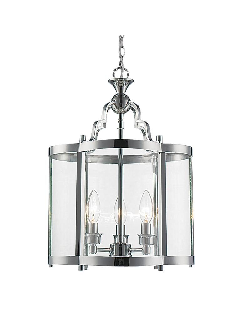Lampy wiszące w stylu Hampton - CosmoLight Lampa wisząca NEW YORK P03943CH  Chrom  - produkt kolory-swiatla.pl 1