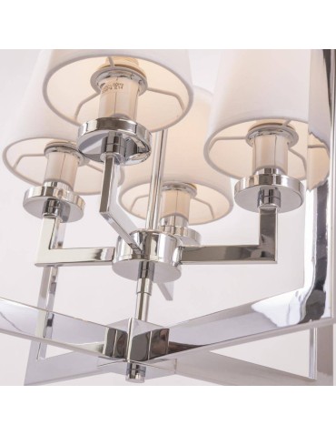 CosmoLight Lampa wisząca LONDON P04021CH-WH chrom - produkt 2