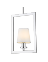 CosmoLight Lampa wisząca LONDON P01007CH-WH chrom
