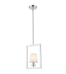 Lampy wiszące w stylu Hampton - CosmoLight Lampa wisząca LONDON P01007CH-WH chrom - product 2