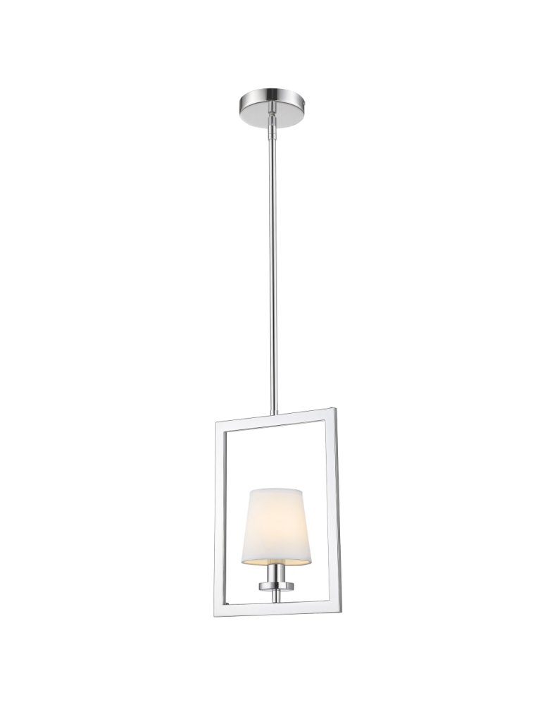 CosmoLight Lampa wisząca LONDON P01007CH-WH chrom