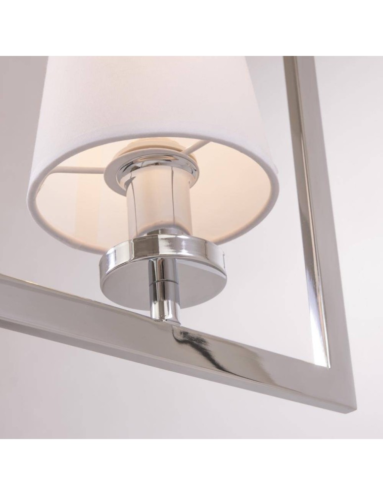 CosmoLight Lampa wisząca LONDON P01007CH-WH chrom