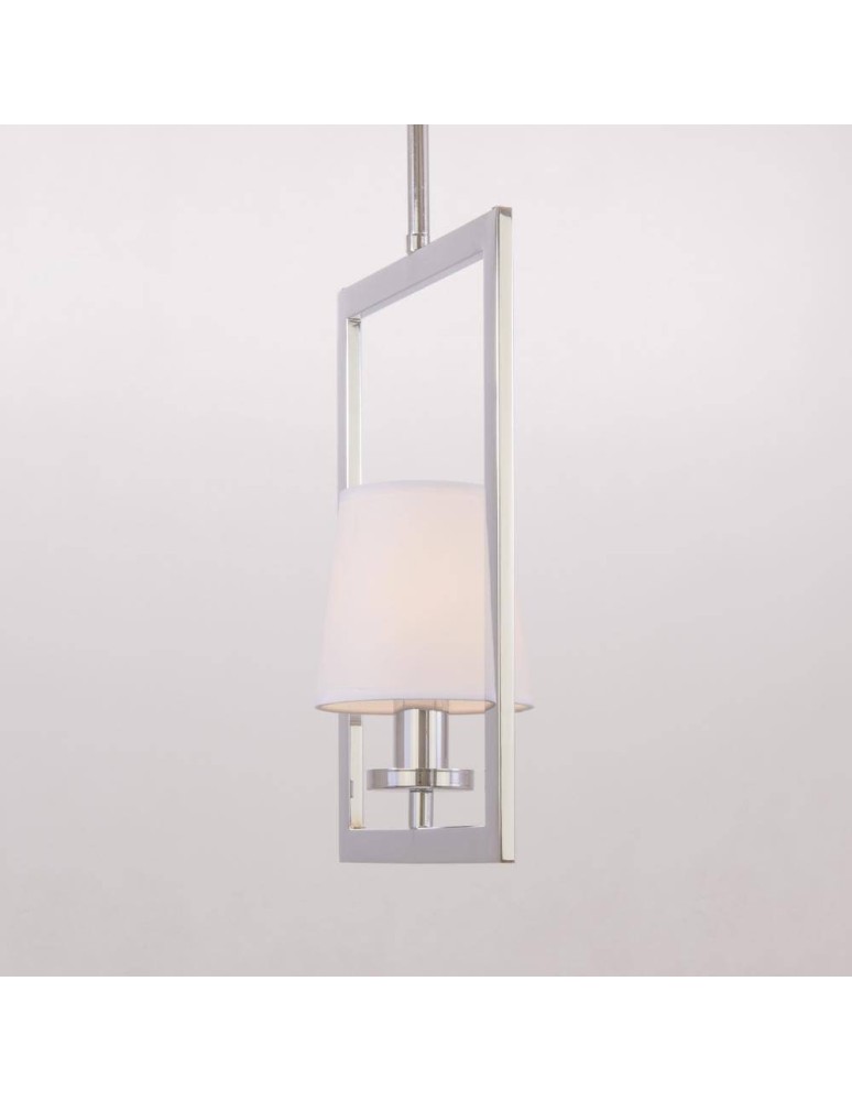 CosmoLight Lampa wisząca LONDON P01007CH-WH chrom
