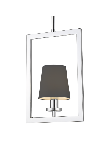 CosmoLight Lampa wisząca LONDON P01007CH-BK chrom