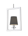 CosmoLight Lampa wisząca LONDON P01007CH-BK chrom