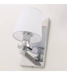 Kinkiety z abażurem - CosmoLight Kinkiet LONDON W01014CH-WH chrom - produkt 2
