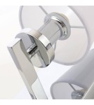 Kinkiety z abażurem - CosmoLight Kinkiet LONDON W01014CH-WH chrom - produkt 4