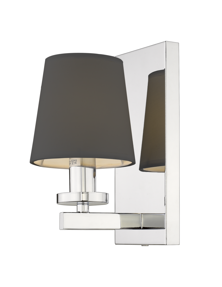 Kinkiety - CosmoLight Kinkiet LONDON W01014CH-BK chrom - produkt kolory-swiatla.pl 1