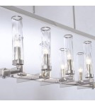 Żyrandole geometryczne - CosmoLight Lampa wisząca OXFORD P10069NI Nikiel - produkt 4