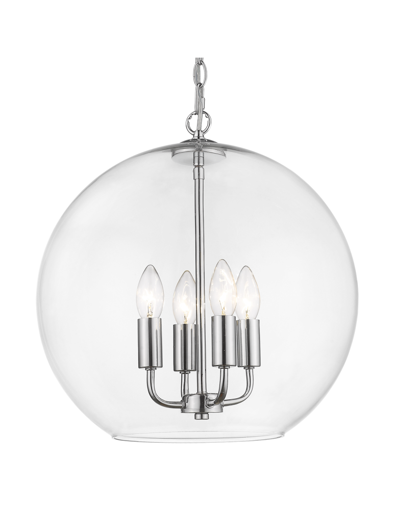 Lampy wiszące - CosmoLight Lampa wisząca PRAGUE P04974CH  Chrom  - produkt kolory-swiatla.pl 1