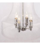 Lampy wiszące w stylu Hampton - CosmoLight Lampa wisząca PRAGUE P04458CH Chrom - produkt 4