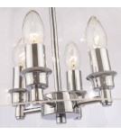 Lampy wiszące w stylu Hampton - CosmoLight Lampa wisząca PRAGUE P04458CH Chrom - produkt 5