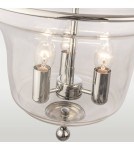 Lampy wiszące w stylu Hampton - CosmoLight Lampa wisząca PRAGUE P03950CH Chrom - produkt 2