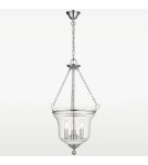 Lampy wiszące w stylu Hampton - CosmoLight Lampa wisząca PRAGUE P03950CH Chrom - produkt 3