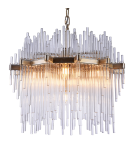 Żyrandole glamour - CosmoLight Lampa wisząca REYKJAVIK P07097CP Szampański - produkt 1
