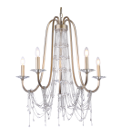 Żyrandole glamour - CosmoLight Lampa wisząca MADRID P05165CP Szampański - produkt 1