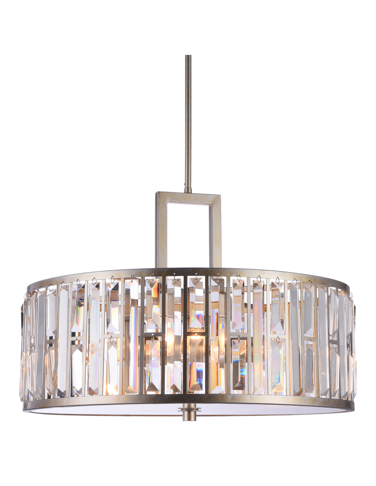 Żyrandole glamour - CosmoLight Lampa wisząca MOSCOW P05134CP  Szampański  - produkt kolory-swiatla.pl 1