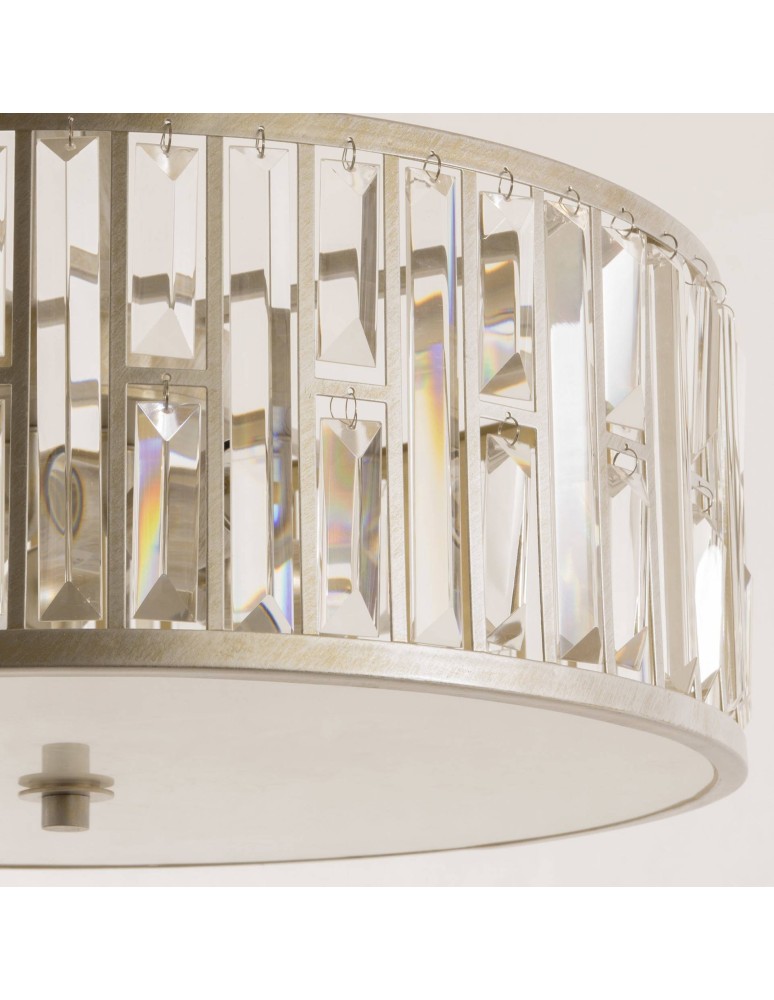 Lampy sufitowe z kryształami - CosmoLight Plafon MOSCOW C05127CP  Szampański  - product kolory-swiatla.pl 2