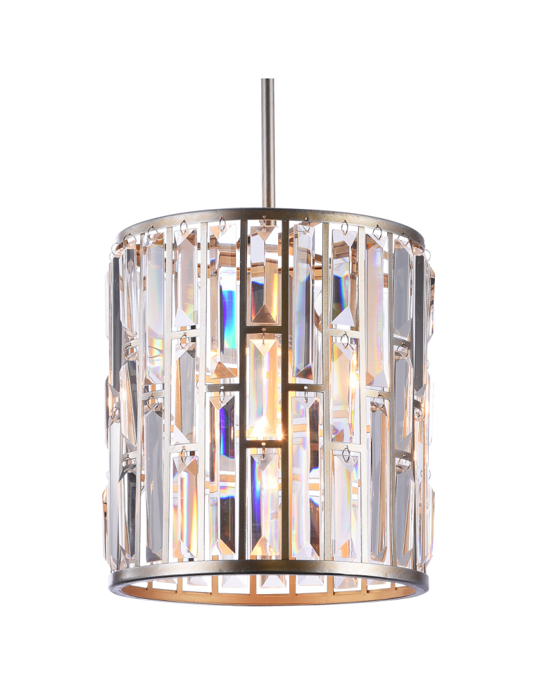 Lampy wiszące glamour - CosmoLight Lampa wisząca MOSCOW P01110CP Szampański - produkt kolory-swiatla.pl 1