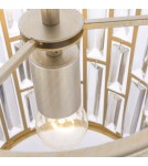 Lampy wiszące glamour - CosmoLight Lampa wisząca MOSCOW P01110CP Szampański - produkt 5