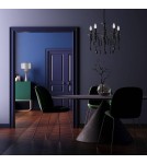 Lampy stołowe z abażurem - CosmoLight Lampa stołowa CARTAGENA T02004AU  Biały   Złoty  - product 5