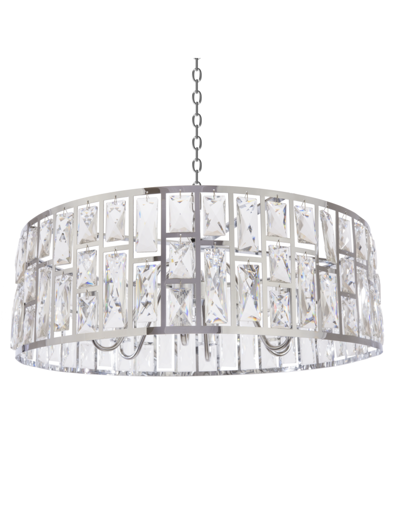 Żyrandole glamour - CosmoLight Lampa wisząca MOSCOW II P06865CH  Chrom  - produkt kolory-swiatla.pl 1