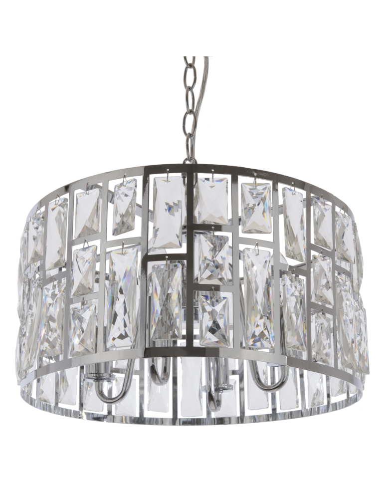 Żyrandole glamour - CosmoLight Lampa wisząca MOSCOW II P04858CH  Chrom  - produkt kolory-swiatla.pl 1