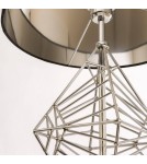 Lampy stołowe z abażurem - CosmoLight Lampa stołowa CARACAS T01960CH  Chrom  - product 2