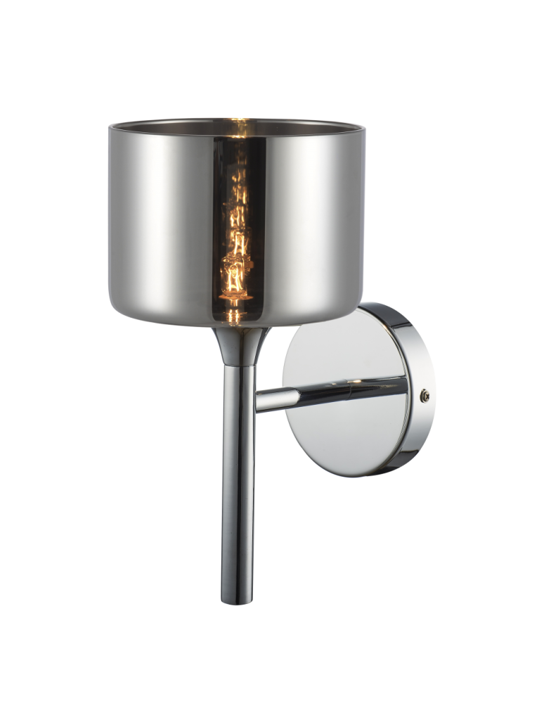 Kinkiety w stylu Modern Classic - CosmoLight Kinkiet COPENHAGEN W01059CH  Chrom  - produkt kolory-swiatla.pl 1