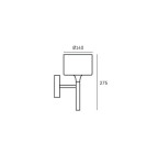 Kinkiety w stylu Modern Classic - CosmoLight Kinkiet COPENHAGEN W01059CH  Chrom  - product 3
