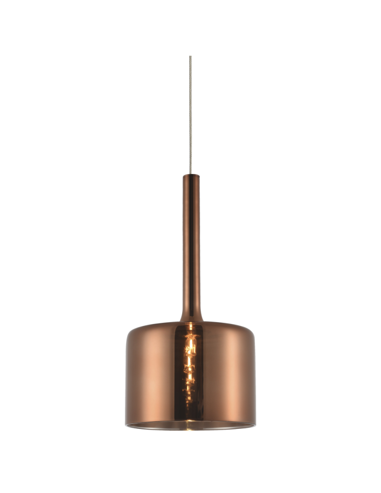 Lampy wiszące - CosmoLight Lampa wisząca COPENHAGEN P01028CU  Miedziany  - produkt kolory-swiatla.pl 1
