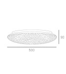 Lampy sufitowe - CosmoLight Plafon SVALBARD C01868WH  Biały  - product 3