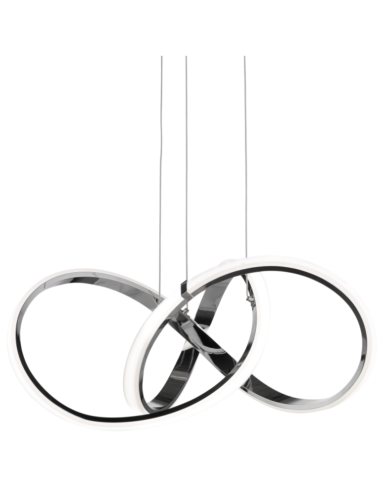 Lampy wiszące LED - CosmoLight Lampa wisząca TOKYO P01670CH  Chrom  - produkt kolory-swiatla.pl 1