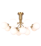 Lampy wiszące kule - CosmoLight Lampa wisząca CAPE TOWN P12049BR Mosiądz - produkt 3