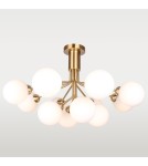 Lampy wiszące kule - CosmoLight Lampa wisząca CAPE TOWN P12049BR Mosiądz - produkt 4